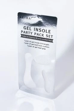 PARTY ON GEL INSOLE SET 9 PARTY ON GEL INSOLE SET -AZALEA WANG SHOP party on gel insole set clear 1 1