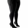 AZALEA WANG STAR STRETCH PLUS SIZE STILETTO PANT BOOT IN BLACK -AZALEA WANG SHOP plus azalea wang star stretch stiletto pant boot in black black 1 1