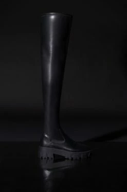 **SLIM FIT** AZALEA WANG LATE NIGHTS FITTED OVER THE KNEE FLATFORM BOOT WITH 4 WAY STRETCH 19 **SLIM FIT** AZALEA WANG LATE NIGHTS FITTED OVER THE KNEE FLATFORM BOOT WITH 4 WAY STRETCH -AZALEA WANG SHOP slim fit azalea wang late nights fitted over the knee flatform boot with 4 way stretch black 2 2