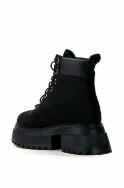 TIMBERLAND SKY 6" LACE UP BOOT IN BLACK -AZALEA WANG SHOP timberland sky 6 lace up boot in black black 4 4