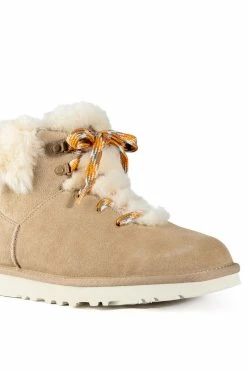 UGG CLASSIC MINI ALPINE LACE -AZALEA WANG SHOP ugg classic mini alpine lace sand 5 5