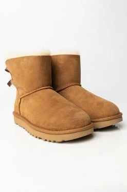 UGG MINI BAILEY BOW II 27 UGG MINI BAILEY BOW II -AZALEA WANG SHOP ugg mini bailey bow ii CHESTNUT 4 4