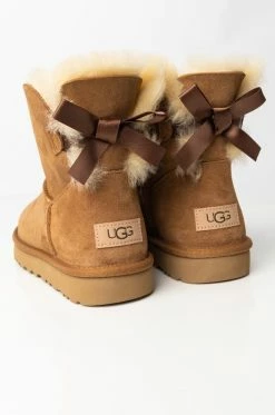 UGG MINI BAILEY BOW II 28 UGG MINI BAILEY BOW II -AZALEA WANG SHOP ugg mini bailey bow ii CHESTNUT 5 5