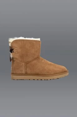 UGG MINI BAILEY BOW II 35 UGG MINI BAILEY BOW II -AZALEA WANG SHOP ugg mini bailey bow ii chestnut 1 1 c1