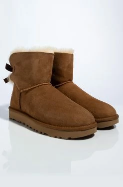 UGG MINI BAILEY BOW II 22 UGG MINI BAILEY BOW II -AZALEA WANG SHOP ugg mini bailey bow ii chestnut 4