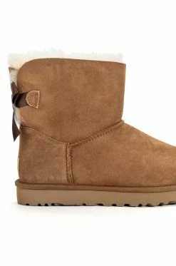 UGG MINI BAILEY BOW II 34 UGG MINI BAILEY BOW II -AZALEA WANG SHOP ugg mini bailey bow ii chestnut 6 6 1