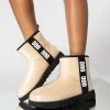 UGG WOMEN'S CLASSIC CLEAR MINI LOGO BOOTIE -AZALEA WANG SHOP ugg womens classic clear mini logo bootie natural black 1