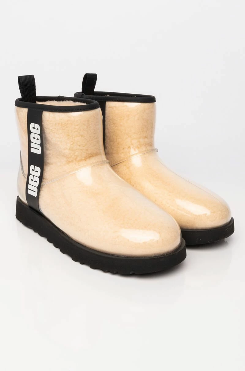 UGG WOMEN'S CLASSIC CLEAR MINI LOGO BOOTIE 6 UGG WOMEN'S CLASSIC CLEAR MINI LOGO BOOTIE - Image 4